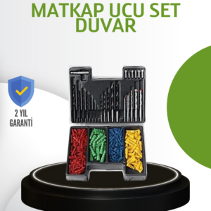 Ahşap Metal Beton Delme Uç Seti Organizerli Karbon Çelik Matkap Ucu