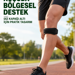iz Altı Tendon Destek Bandı Ayarlanabilir Cırtlı Sporcu Bandı