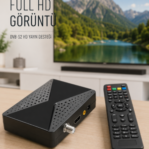 HD Uydu Alıcısı Full HD Görüntü HDMI USB WiFi Destekli
