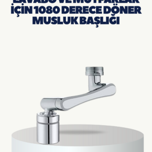 Çok Yönlü Dönebilen Musluk Başlığı 2 Fonksiyonlu Su Akışı