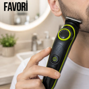 Çok Başlıklı Erkek Tıraş Makinesi Sakal Favori Burun Kulak ve Vücut Bakım Seti