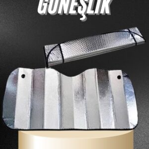 Araba Ön Cam Güneşliği Katlanabilir Oto Güneşlik Tüm Araç Modellerine Uygun