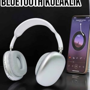 P9 Plus Kablosuz Kulak Üstü Bluetooth Kulaklık Beyaz Mikrofonlu Kulaküstü Kablosuz Kulaklık