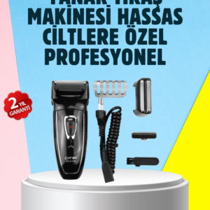 Çift Başlıklı Taşınabilir Tıraş Cihazı