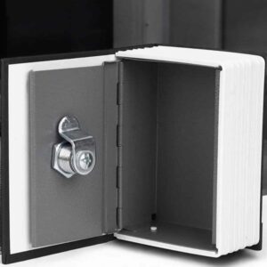 Gizli Kasa Kitap Görünümlü Anahtarlı Çelik Mini Kasa