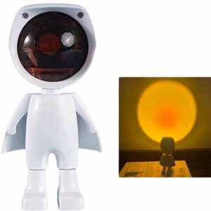 Projeksiyon Güneş Lambası Astronot Gün Batımı Projektör LED Işıklı