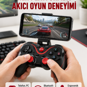 Hafif ve Taşınabilir Kablosuz Bluetooth Oyun Konsolu