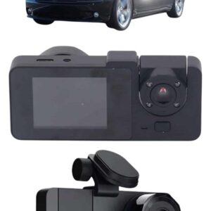 Gece Görüşlü DVR 3 Lensli Araç İçi Sürüş Kamerası Video Kaydedici