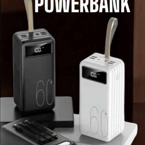 Powerbank 60.000 MAH Dijital Göstergeli 4 Portlu Taşınabilir