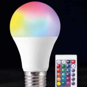 Renk Değiştirebilen RGB Işıklı Led Ampul A+Enerji 10 Watt Led Işık