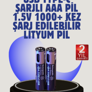 Gelişmiş Güvenlik Özelliklerine Sahip AAA Lityum Pil – Korumalı ve Sağlam Tasarım