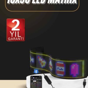 Led Ekran Matrix Panel En Büyük Boy 16X96 Araba Yazısı