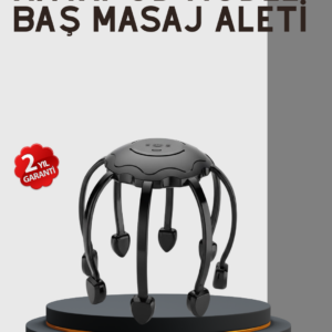 Çok Noktalı Elektrikli Kafa Masaj Cihazı 3 Modlu Rahatlatıcı Masaj