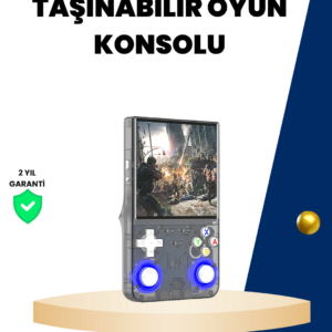 64GB Retro Oyun Konsolu 10.000 Oyunlu Taşınabilir El Konsolu