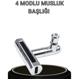4 Fonksiyonlu Musluk Başlığı 360 Derece Dönebilen ve Su Tasarruflu