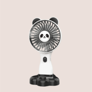 Kompakt Tasarımlı USB Şarjlı Mini Fan – Hayvan Figürlü Vantilatör