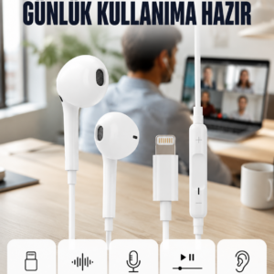 Derin Bas ve Net Ses Özellikli Kulak İçi Kulaklık Yeni Nesil