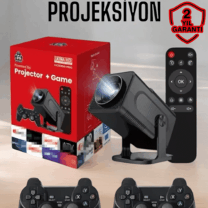 Android Projeksiyon ve Çift Kollu Game Box