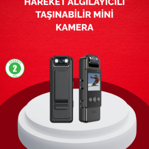 Mini Kamera 1080P Full HD Taşınabilir Güvenlik ve Kayıt Cihazı