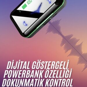 Extra Bass Kablosuz Kulaklık Işıklı Bluetooth Kulaklık Powerbank Özellikli
