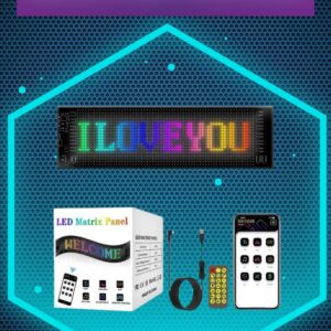 Digital Araba Yazısı Ekran Matrix En Büyük Boy 16X96 Matrix LED Panel