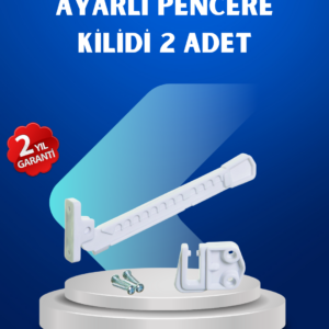 Pencere Güvenlik Kilidi Açılma Sınırlayıcı Aparat 2 Adet