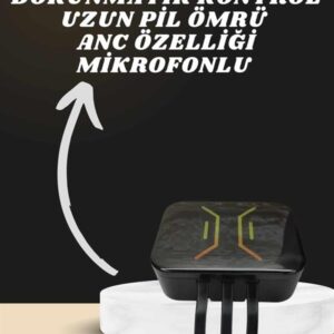Powerbank Kulaklık ve 7 Kordonlu Akıllı Saat Çoklu Şarj Girişi Bluetooth Bağlantılı