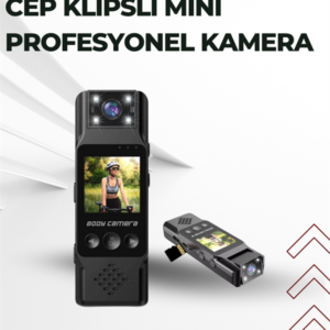 WiFi ile Uzaktan Erişimli Mini Kamera – 1200mAh Batarya, 1080P Video Çekimi