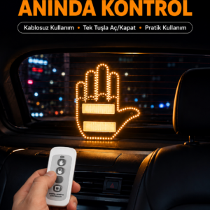 Naylon Bantlı Kolay Montajlı Araç Jest Işığı