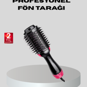 1200W Fön Tarağı – 3 Isı Ayarı, Negatif İyonlu, Hızlı ve Pürüzsüz Sonuç