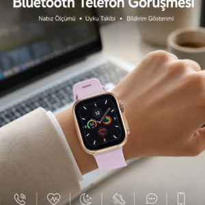 Bluetooth Görüşmeli Akıllı Saat, Sağlık Takibi ve Akıllı Bildirim Özellikleriyle Günlük Hayatınızı Kolaylaştırır