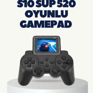 HDMI Destekli S10 Gamepad 520 Oyunlu TV’ye Bağlanabilir Atari 2025 Model