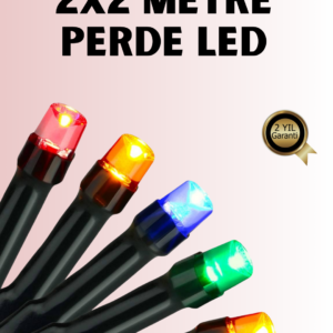 8 Modlu Zaman Ayarlı LED Perde Işık – Bahçe ve Balkon Dekorasyonu