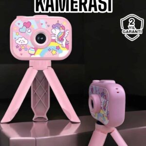 Ayaklı Mini Fotoğraf Makinesi Çocuk Için Eğitici Video Kamera