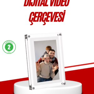 Şık ve Dekoratif 7 İnç Dijital Fotoğraf Çerçevesi – Anılarınızı Sergileyin