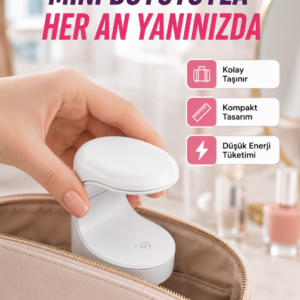 UV ve LED Jel Kurutmaya Uygun – Çift Dalga Boylu Mini Kurutucu Yeni Nesil