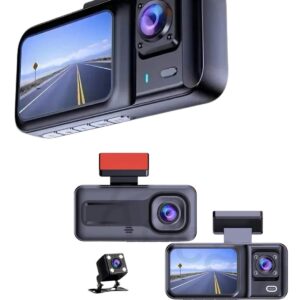 Ekranlı Sürüş Kaydedici DVR Ön ve Arka Kameralı Full HD Çözünürlüklü