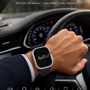 Akıllı Saat Yeni Nesil Bluetooth Bağlantılı Uyku Sağlık Takibi GPS Ve NFC Uyumlu