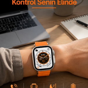 Akıllı Saat GPS Özelliği Bildirim Görme Adımsayar Sesli Görüşme Yapabilen Yeni Nesil