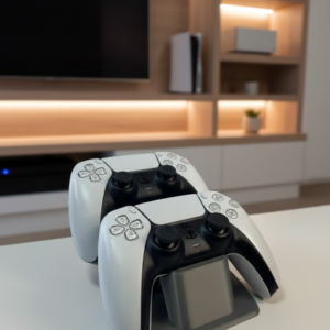 İKİLİ GAMEPAD TUTUCU ANTRASİT