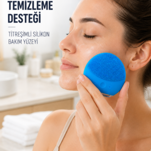 Şarjlı Yüz Temizleme Cihazı Yumuşak Silikon Titreşimli Cilt Bakım Fırçası