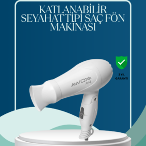 Seyahat Uyumlu Saç Kurutma Makinesi Hafif ve Kompakt