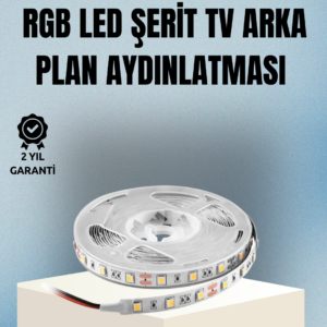 Müzikle Senkronize LED Şerit TV Aydınlatma