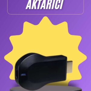 Kablosuz HDMI Wifi Görüntü Aktarıcı Tüm Cihazlara Uyumlu