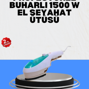 Pratik Buharlı Seyahat Ütüsü Kırışıklık Açıcı