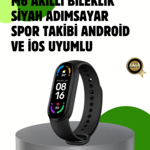 Bluetooth 5.0 Akıllı Bileklik – Kalp, Uyku ve Aktivite Takibi