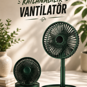 Soğutucu Vantilatör Telefon Standlı Mini Fan