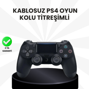 Şarjlı Kablosuz PS4 Oyun Kolu Titreşimli Hassas Kontrol