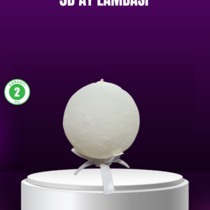 Şarjlı 3D Baskılı 16 Renk Ay Lambası Stand
