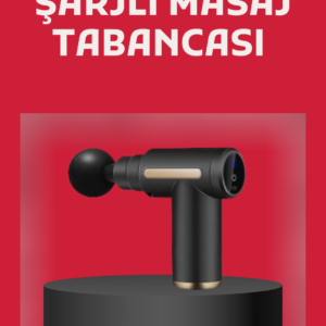 Derin Doku Masaj Tabancası 4 Başlık 6 Kademeli Sessiz Güç Şarjlı Kas Gevşetici